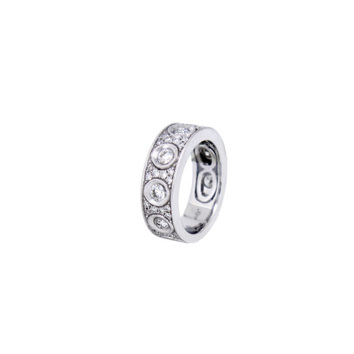 Royal Estate Milgrain Diamond Band