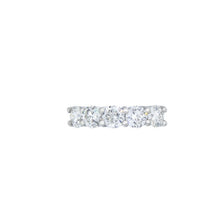 Load image into Gallery viewer, Royal Estate 5 Stone Platinum Diamond Band
