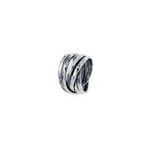 Load image into Gallery viewer, Royal Estate Stainless Steel Crossover 5 Row Ring
