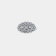 Royal Estate 14K White Gold Diamond Ring