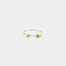 Load image into Gallery viewer, Royal Estate David Yurman Two-Tone Twisted Cable Ring
