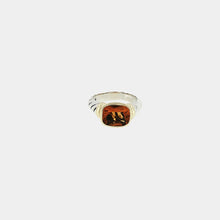 Load image into Gallery viewer, Royal Estate David Yurman Cushion Cut Citrine Solitaire Ring
