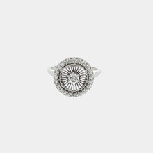 Load image into Gallery viewer, Royal Estate 18K White Gold 0.47 CT Diamond Halo Ring
