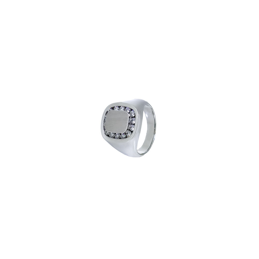 Vault Collection Cushion Shaped Diamond Ring