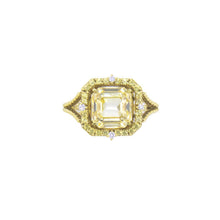 Load image into Gallery viewer, Judith Ripka Yellow Crystal &amp; Sapphire Ring
