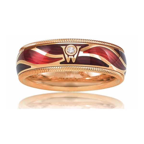 Wellendorff Red Rondel Wellendorff Fire Sheen Enamel Ring – Royal Jewelers