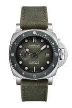 Load image into Gallery viewer, Panerai Submersible Marina Militare 44mm Steel Watch
