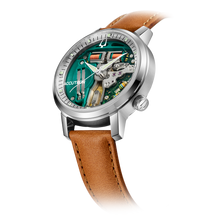 Load image into Gallery viewer, Accutron Tuning Fork Spaceview 314 Brown Strap
