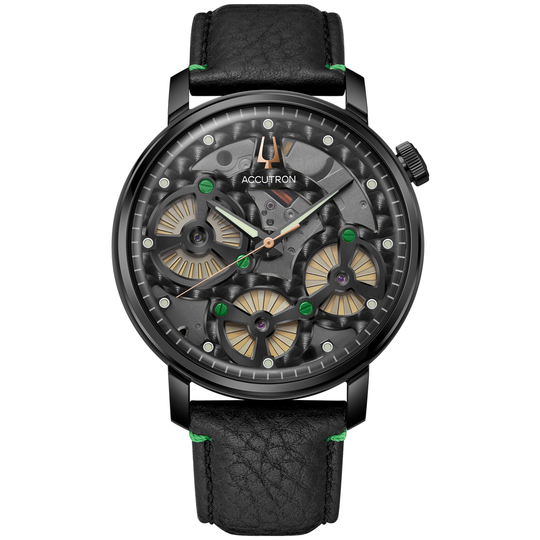 Accutron Spaceview Evolution x Hudson Whiskey