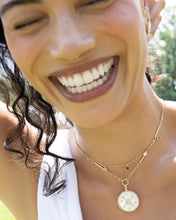 Load image into Gallery viewer, Monica Rich Kosann 18K Yellow Gold "Constellation" Necklace with Mother of Pearl and Diamonds
