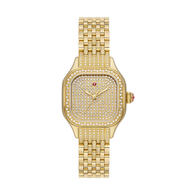 Michele Meggie 18K Gold-Plated Limited Edition Diamond Watch