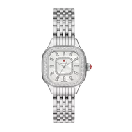 Michele Meggie Diamond Stainless Steel Watch