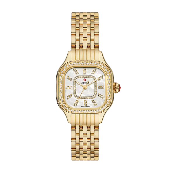 Michele Meggie Gold Diamond Watch