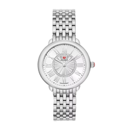 Michele Serein Mid Stainless Diamond Dial Watch