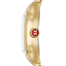 Load image into Gallery viewer, Michele Meggie 18K Gold-Plated Diamond Dial Watch
