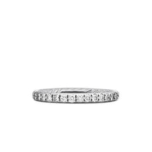 Load image into Gallery viewer, DY Eden Band Ring in Platinum with Diamonds, 2.2mm

