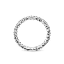 Load image into Gallery viewer, DY Eden Band Ring in Platinum with Diamonds, 2.2mm
