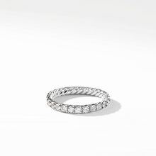 Load image into Gallery viewer, DY Eden Band Ring in Platinum with Diamonds, 2.8mm
