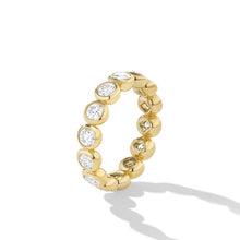 Load image into Gallery viewer, DY Infinity Band Ring in 18K Yellow Gold with Round Diamonds
