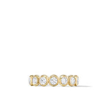 Load image into Gallery viewer, DY Infinity Band Ring in 18K Yellow Gold with Round Diamonds
