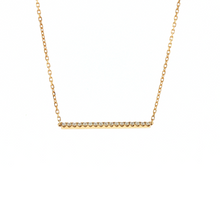 Load image into Gallery viewer, Royal Collection 14K White Gold 16" inch Chain Diamond Necklace
