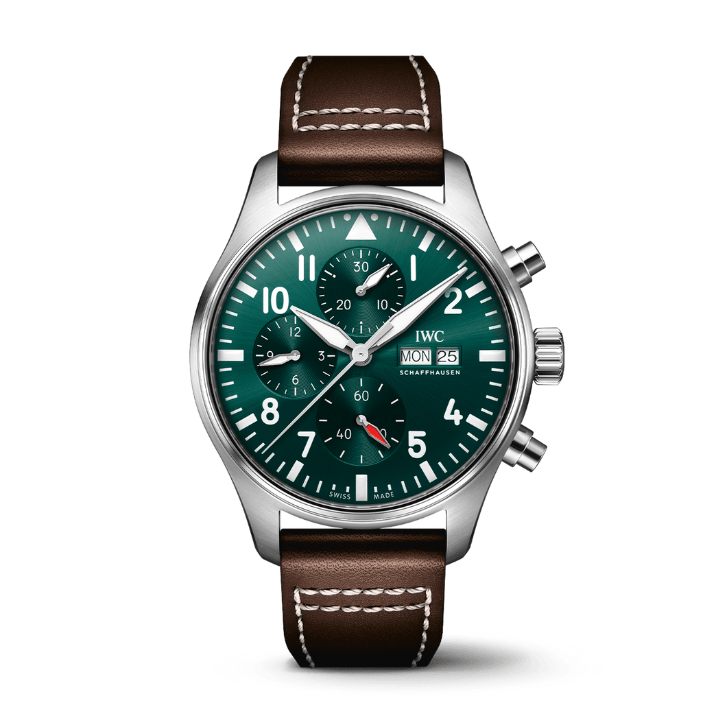 IWC Pilot's Watch Chronograph Green DIal