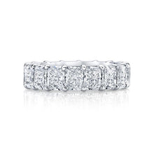 Load image into Gallery viewer, Royal Collection Platinum 2.01 CTW Horizontal Emerald Cut Diamond Eternity Band
