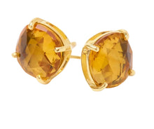 Load image into Gallery viewer, Marco Bicego 18K Yellow Gold Yellow Quartz Prong Stud Earrings
