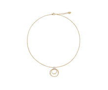 Load image into Gallery viewer, Marco Bicego 18K Two-Tone Gold Diamond Marrakech Double Circle Pendant Necklace
