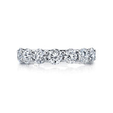 Load image into Gallery viewer, Royal Collection Platinum 3.55 CTW 7-Stone Round Diamond Buttercup Band
