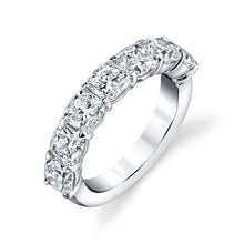 Load image into Gallery viewer, Royal Collection Platinum 2.02 CTW 7-Stone Cushion Cut Diamond Buttercup Band
