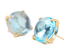Load image into Gallery viewer, Marco Bicego 18K Yellow Gold Blue Topaz Jaipur Earrings
