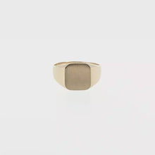 Load and play video in Gallery viewer, Royal Estate 14K Yellow Gold 10.5mm Signet Ring
