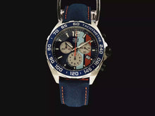 Load and play video in Gallery viewer, TAG Heuer Formula 1 "Gulf Edition" Chronograph (Model: CAZ101N.FC8243)
