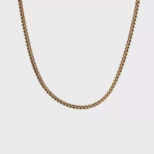 Load and play video in Gallery viewer, Royal Estate 14K Yellow Gold 2.75mm Curb Link Chain Necklace 17.5"
