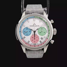 Load and play video in Gallery viewer, NORQAIN Freedom 60 Chronograph "Enjoy Life" (Model:N2201.19501)
