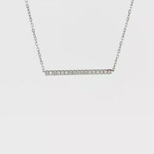 Load and play video in Gallery viewer, Royal Collection 14K White Gold 16" inch Chain Diamond Necklace
