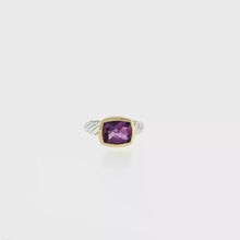 Load and play video in Gallery viewer, Royal Estate David Yurman  Amethyst Cable Ring
