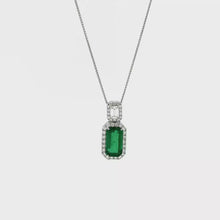 Load and play video in Gallery viewer, Royal Collection 18K White Gold Diamond Necklace
