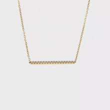 Load and play video in Gallery viewer, Royal Collection 14K White Gold 16" inch Chain Diamond Necklace
