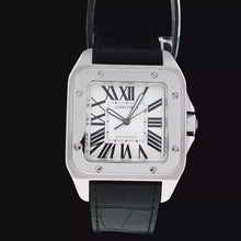 Load and play video in Gallery viewer, Cartier Santos 100 Large (Model: W20073X8)
