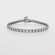 Load and play video in Gallery viewer, Royal Collection Classic Diamond Tennis Bracelet in White Gold
