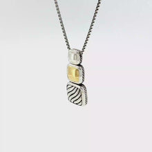 Load and play video in Gallery viewer, Royal Estate David Yurman Two-Tone Cushion Necklace
