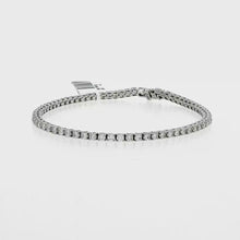 Load and play video in Gallery viewer, Royal Collection White Gold Diamond Tennis Bracelet
