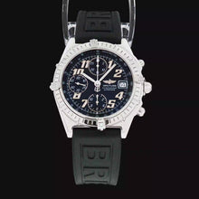 Load and play video in Gallery viewer, Breitling Chronomat Blackbird (Model: A13050/B351)
