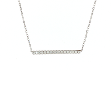 Load image into Gallery viewer, Royal Collection 14K White Gold 16" inch Chain Diamond Necklace
