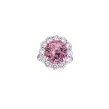 Load image into Gallery viewer, Royal Collection Pink Tourmaline and Diamond Ring
