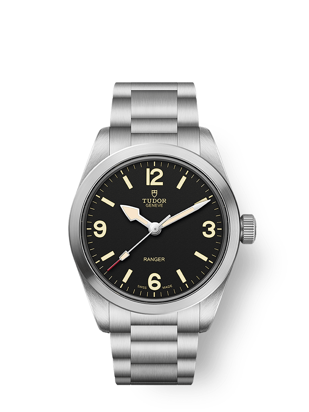 Tudor Ranger 36mm steel case Black domed dial Watch