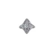 Load image into Gallery viewer, Royal Collection 18K White Gold Marquise Diamond Ring
