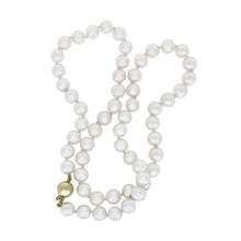 Load image into Gallery viewer, Royal Collection 18K Yellow Gold Cultured Pearl 7-7.5mm Necklace
